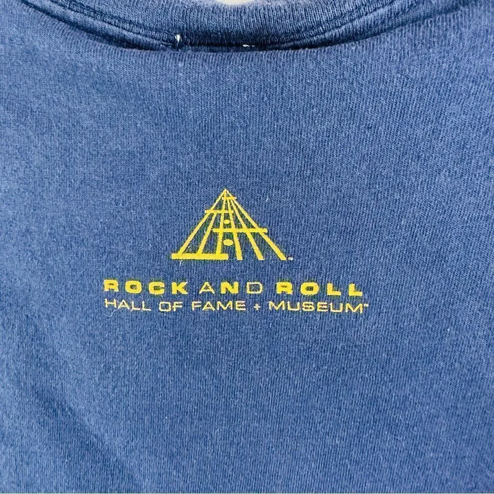 Rock And Roll Hall Of Fame‎ Museum Navy Graphic Tee Size M